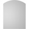 Ekena Millwork Arch Top Surface Mount PVC Gable Vent: Functional, w/ 2"W x 2"P Brickmould Sill Frame, 14"W x 18"H GVPAR14X1803SF - alternate 2